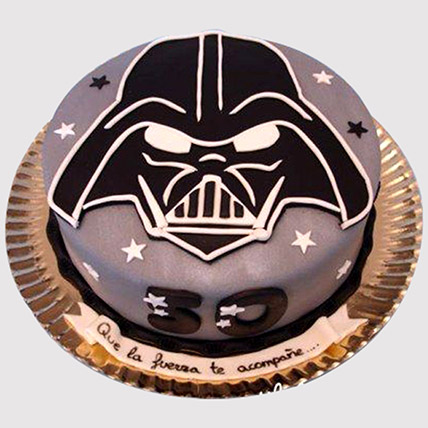 Darth Vader Special Fondant Vanilla Cake
