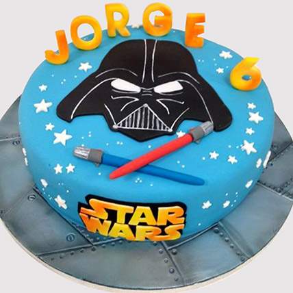 Darth Vader Star Wars Truffle Cake