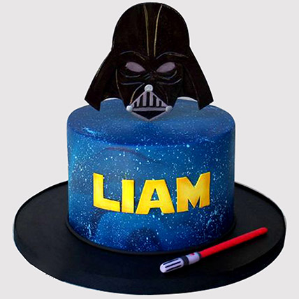 Darth Vader Themed Truffle Cake