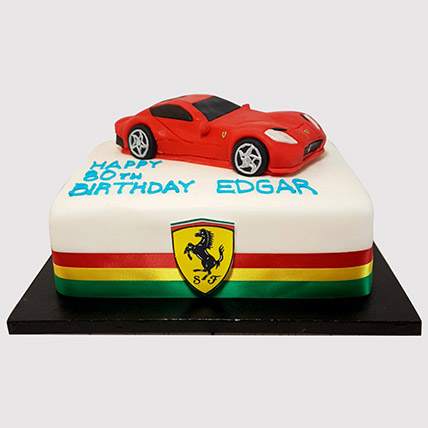Designer Lamborghini Black Forest Cake