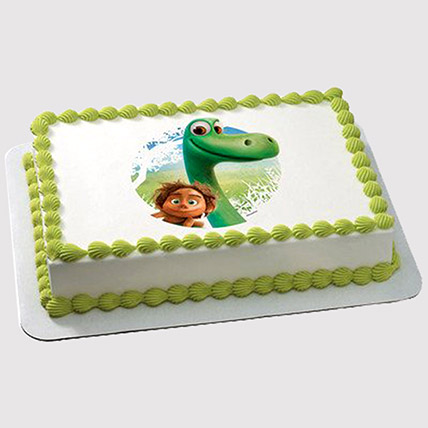Dinosaur Black Forest Photo Cake