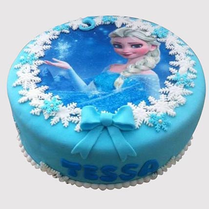 Frozen Elsa Butterscotch Cake