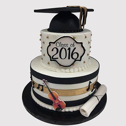 Graduation Celebration Vanilla Cake