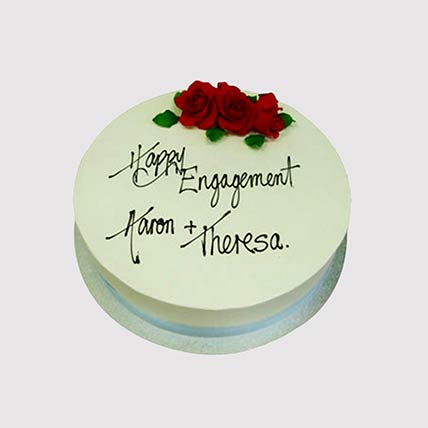 Happy Engagement Black Forest Cake