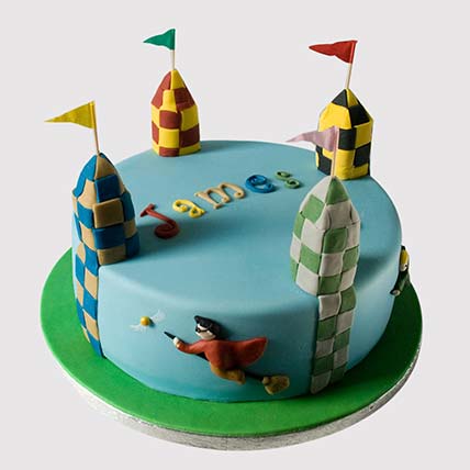 Harry Potter Quidditch Truffle Cake