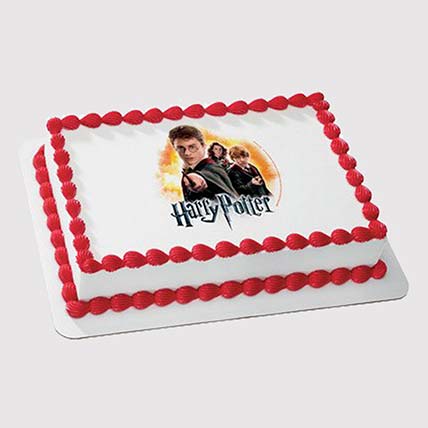 Harry Potter Squad Truffle Photo Cake