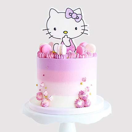 Hello Kitty Colourful Butterscotch Cake