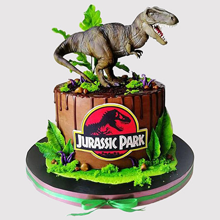 Jurassic Park Designer Black Forest Cake