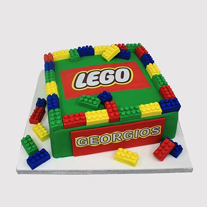 Lego Game Fondant Vanilla Cake