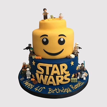 Lego Star Wars Butterscotch Cake