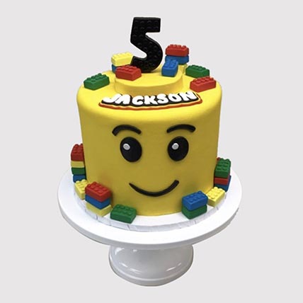 Lego Themed Birthday Black Forest Cake