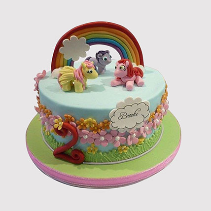 My Little Pony Black Forest Cake