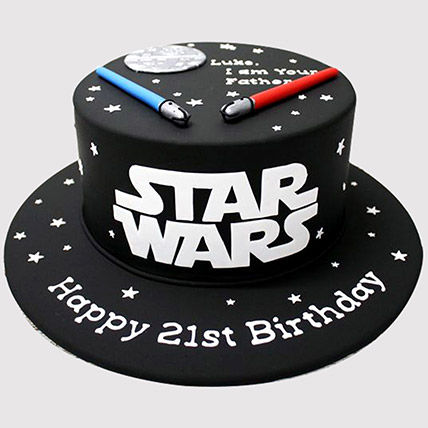Star Wars Vanilla Cake