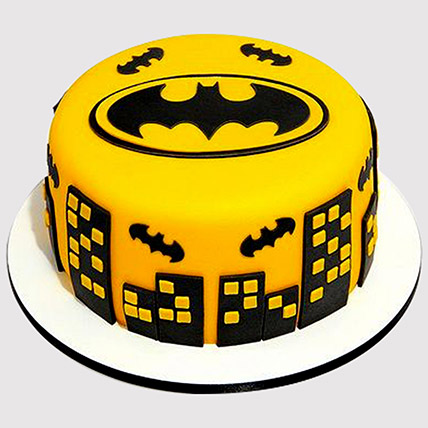 The Dark Knight Fondant Butterscotch Cake