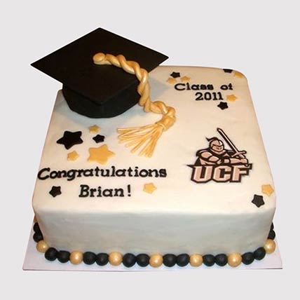 UCF Graduation Black Forest Cake