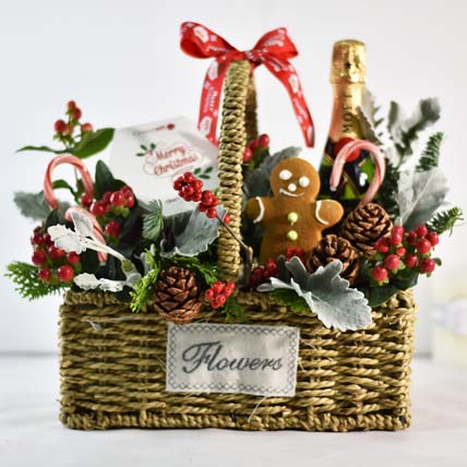 Xmas Special Chocolates & Champagne Basket
