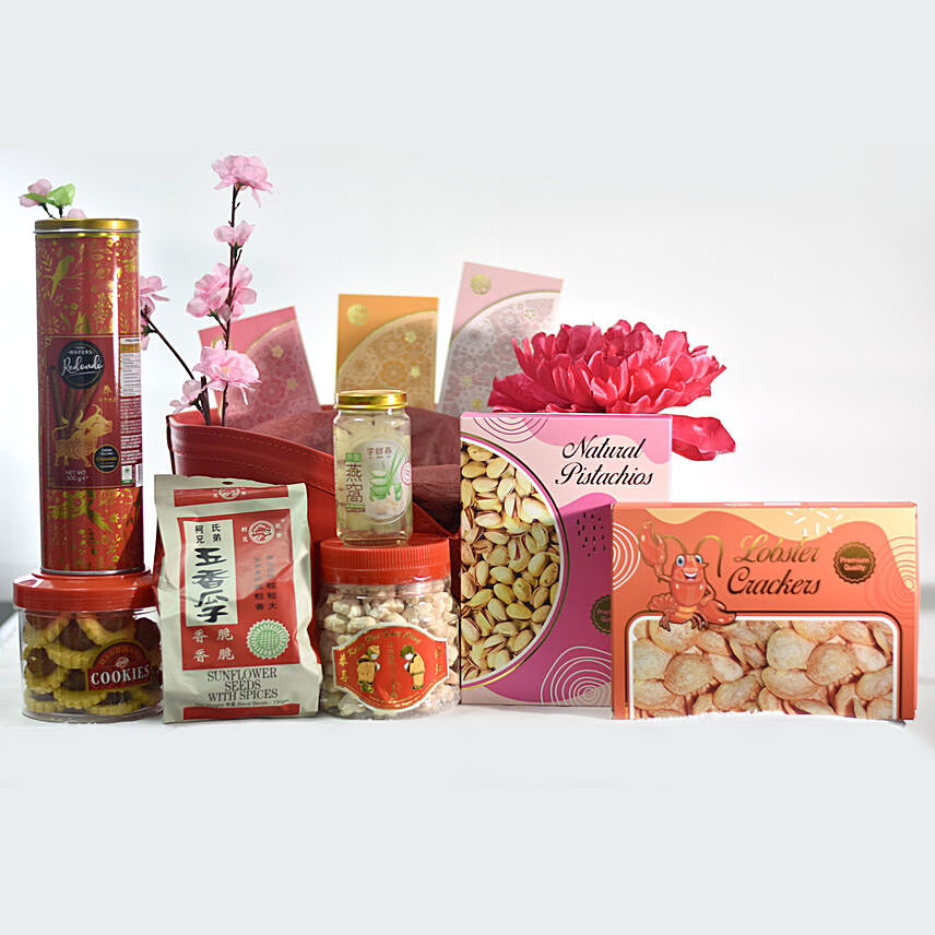 Online New Year Hamper Basket Gift Delivery in Singapore - FNP