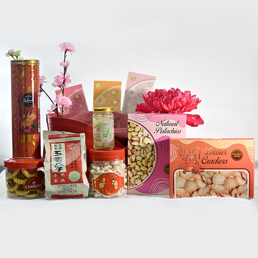 Online New Year Hamper Basket Gift Delivery in Singapore - FNP