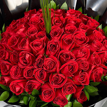 Online Ravishing Red Roses Premium Bouquet Gift Delivery in Singapore - FNP