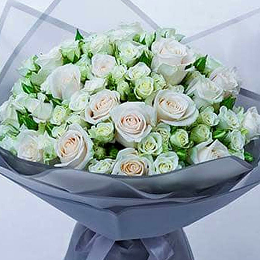 Online Majestic Roses Bouquet Gift Delivery in Singapore - FNP