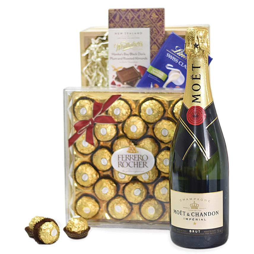 Online Piccolo Champagne Gift Hamper Gift Delivery In Singapore - FNP