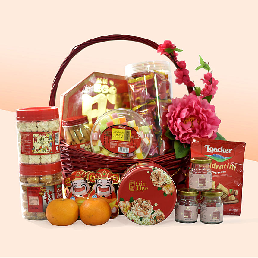 chinese new year basket diy