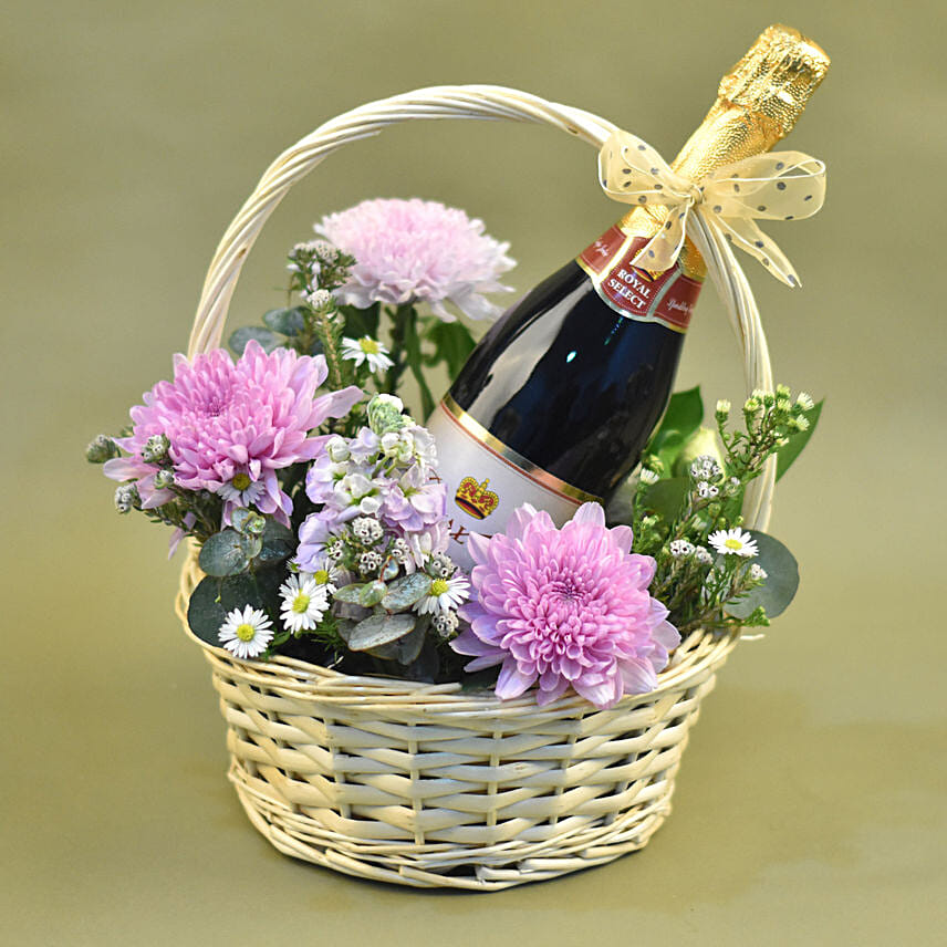 Birthday Gift Ideas for Co-workers to leave them in Awe- Wine Basket