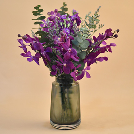 Majestic Flowers Designer Vase