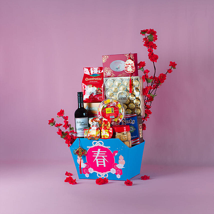 Online Sending Good Wishes Gift Basket Gift Delivery in Singapore FNP