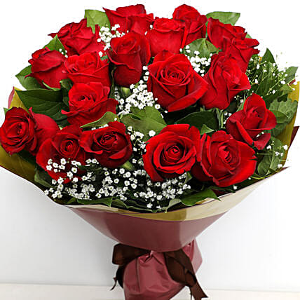Charming 20 Red Roses Bouquet