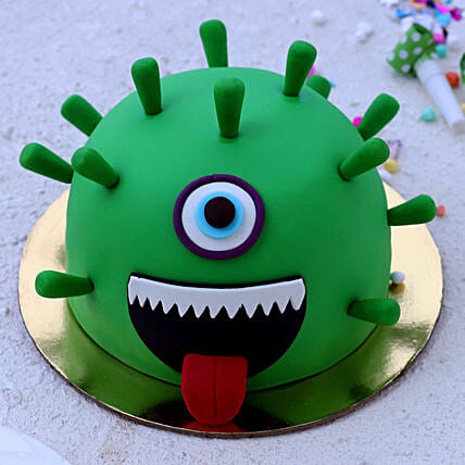 Coronavirus Truffle Cake