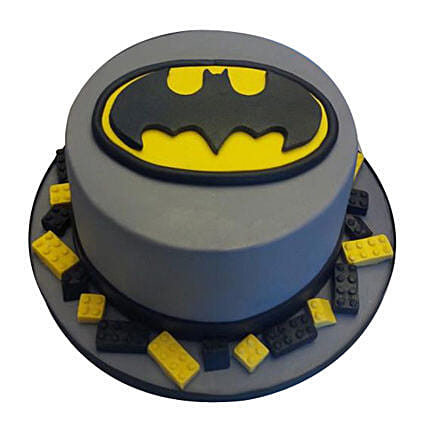 Round Batman Cake
