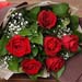 Beautiful 6 Red Roses Bouquet