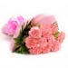 Classic 10 Pink Carnations Bouquet