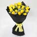 Blooming 20 Yellow Roses Bouquet