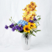 DeLightful Mixed Flowers Ceramic Vase Arrangement