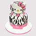 2 Layer Hello Kitty Truffle Cake