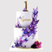 2 Tier Butterfly Black Forest Cake