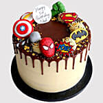 Avengers Birthday Butterscotch Cake
