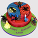 Avengers Party Fondant Truffle Cake