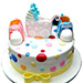 Baby Shower Designer Fondant Black Forest Cake