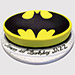 Batman Logo Special Black Forest Cake