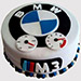 BMW Fondant Butterscotch Cake