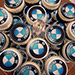 BMW Themed Vanilla Cupcakes