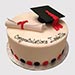 Congratulatory Graduation Black Forest Cake