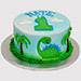 Cute Cartoon Dinosaur Black Forest Cake
