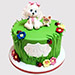 Cute Dog Designer Butterscotch Cake