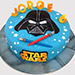 Darth Vader Star Wars Butterscotch Cake