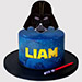 Darth Vader Themed Butterscotch Cake