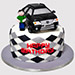 Designer Car Vanilla Cake
